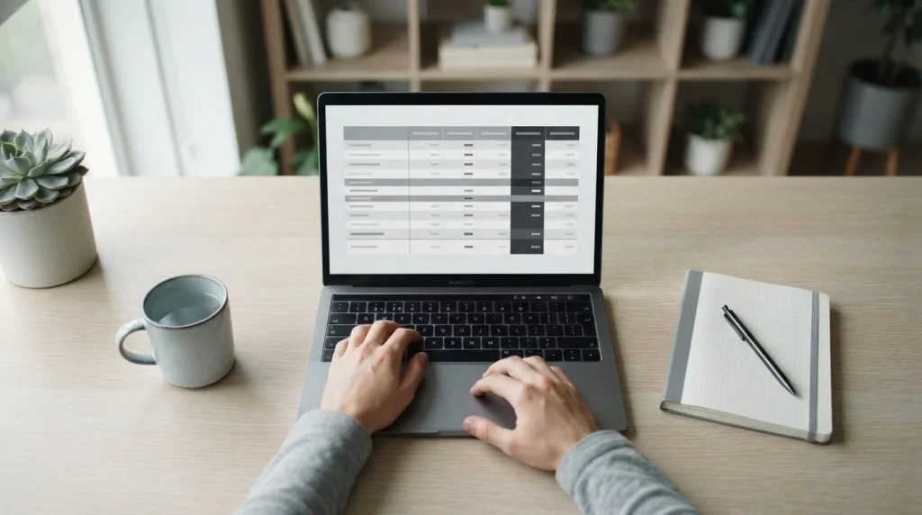 Vergleich von Wettanbietern mit Paysafecard-Zahlung am Laptop