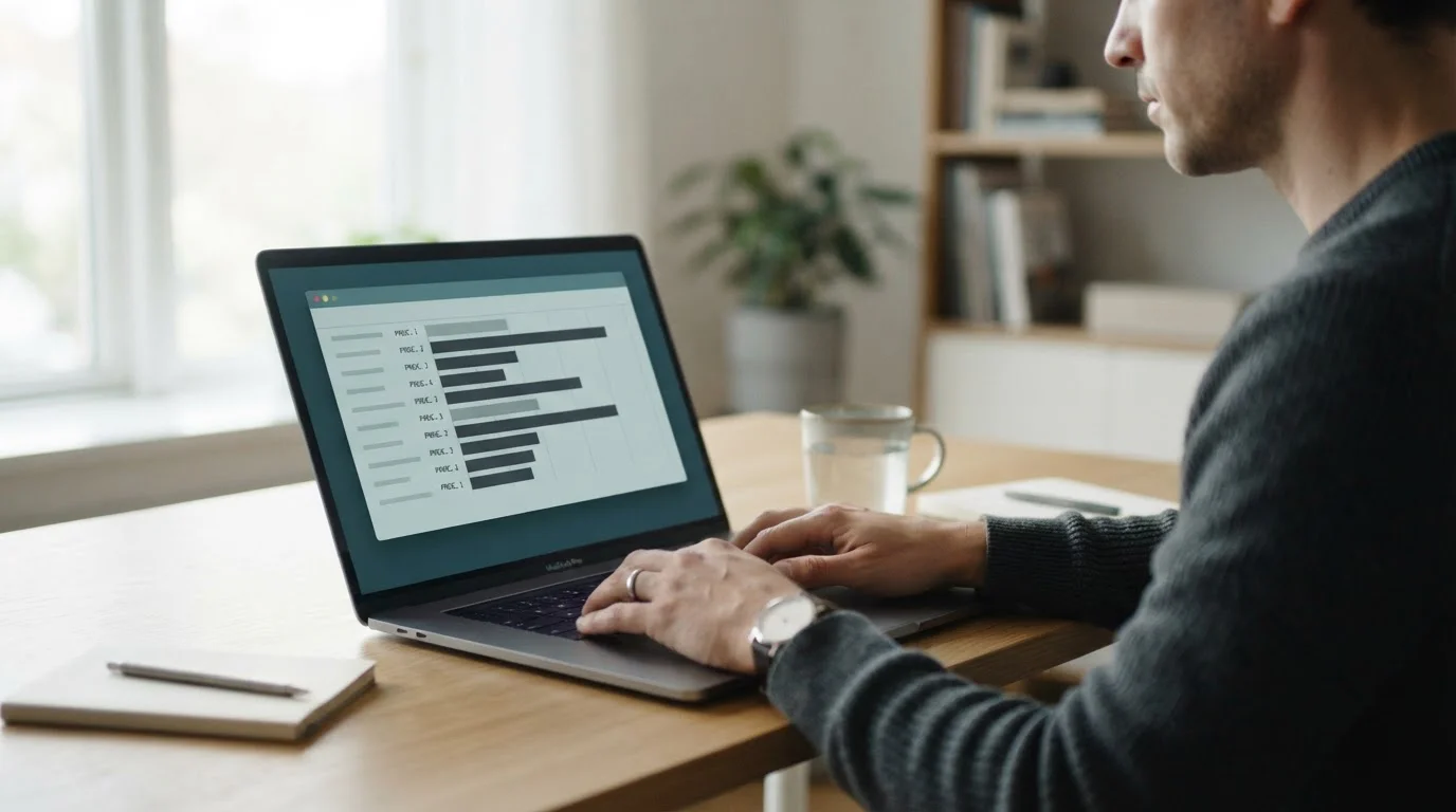 Neutraler Vergleich von Auszahlungsgeschwindigkeiten verschiedener Anbieter auf Laptop-Bildschirm