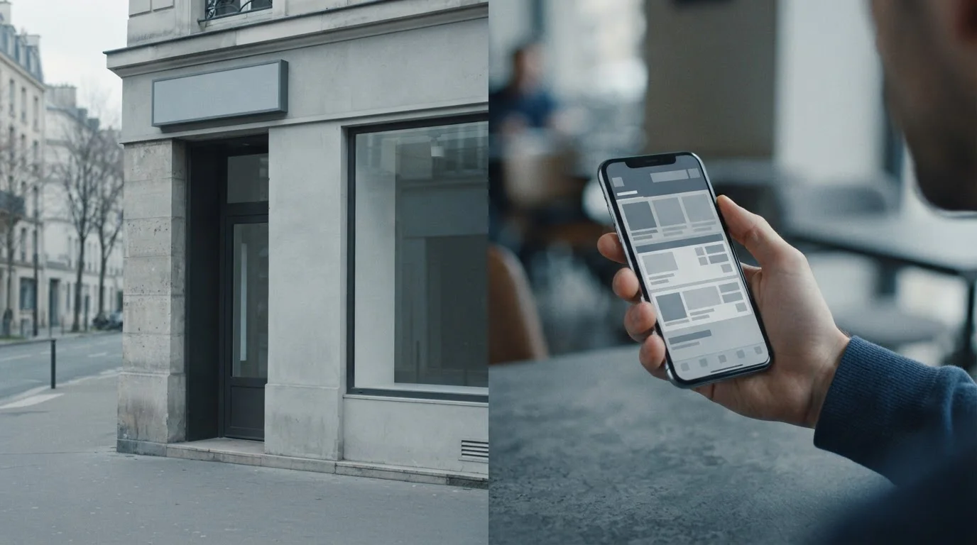 Kontrast zwischen stationärem Wettbüro und Online-Wettplattform